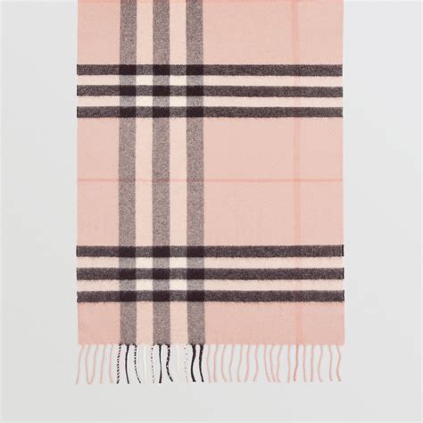 burberry schal ash rose|Check Cashmere Scarf in Ash rose .